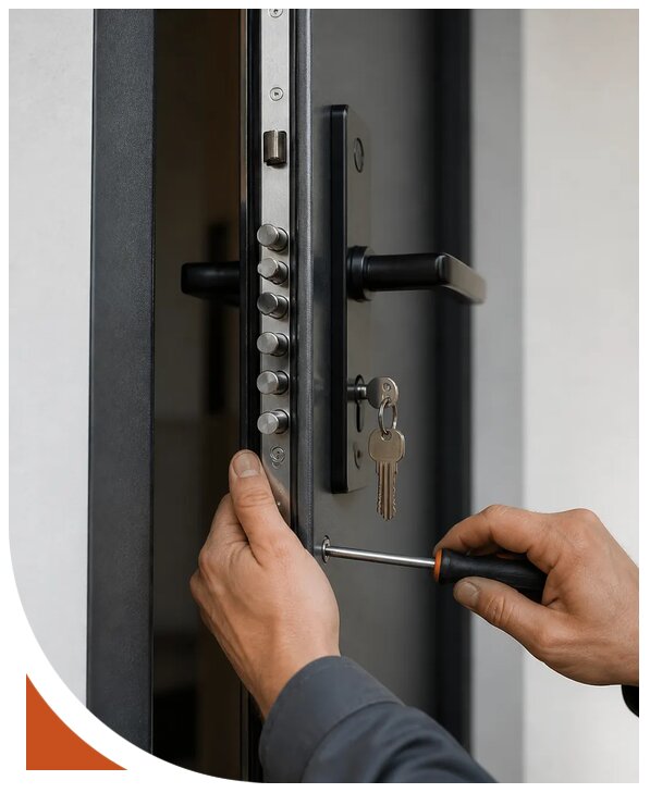 Установка замка на входную дверь в Домодедове — от 2632 р. | Разлок-Дмд